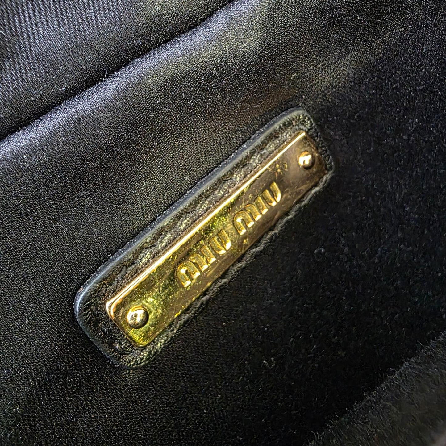 Miu Miu Velvet Chain Belt Bag (Pre-Owned)