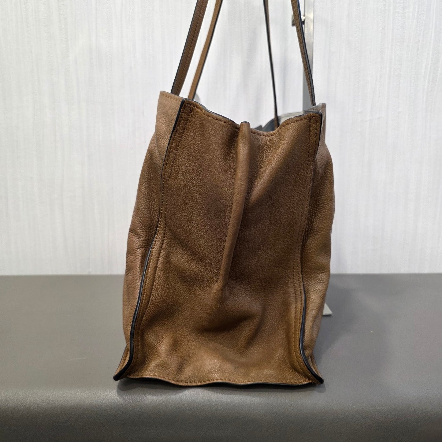 Prada Soft Leather Tote Bag (Pre-Owned)