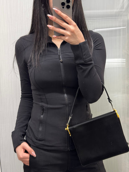 Fendi Minimal Leather Shoulder Bag (Pre-Owned)