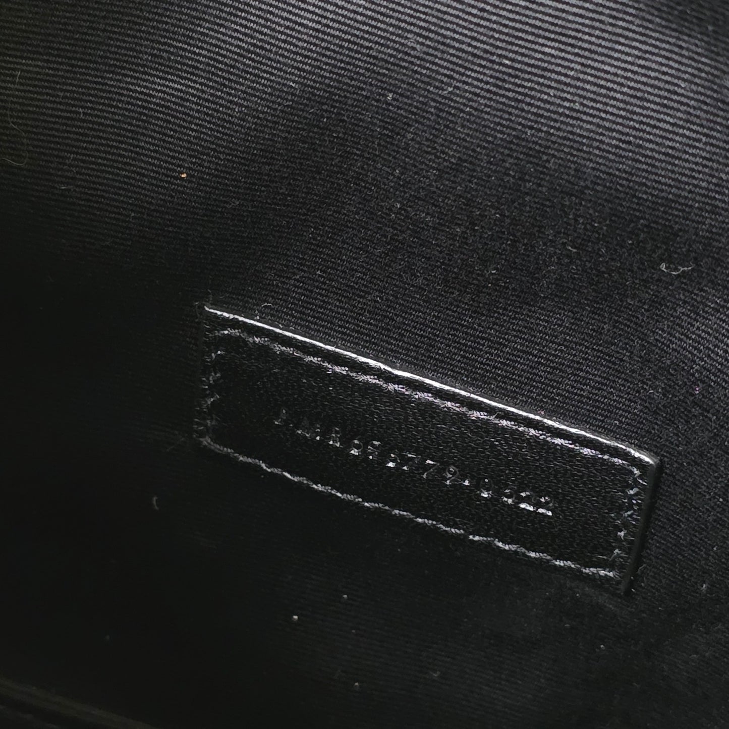Saint Laurent Puffer Quilted Leather Pouch (Pre-Owned)