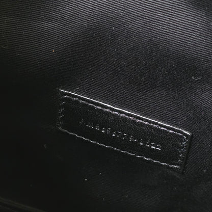 Saint Laurent Puffer Quilted Leather Pouch (Pre-Owned)