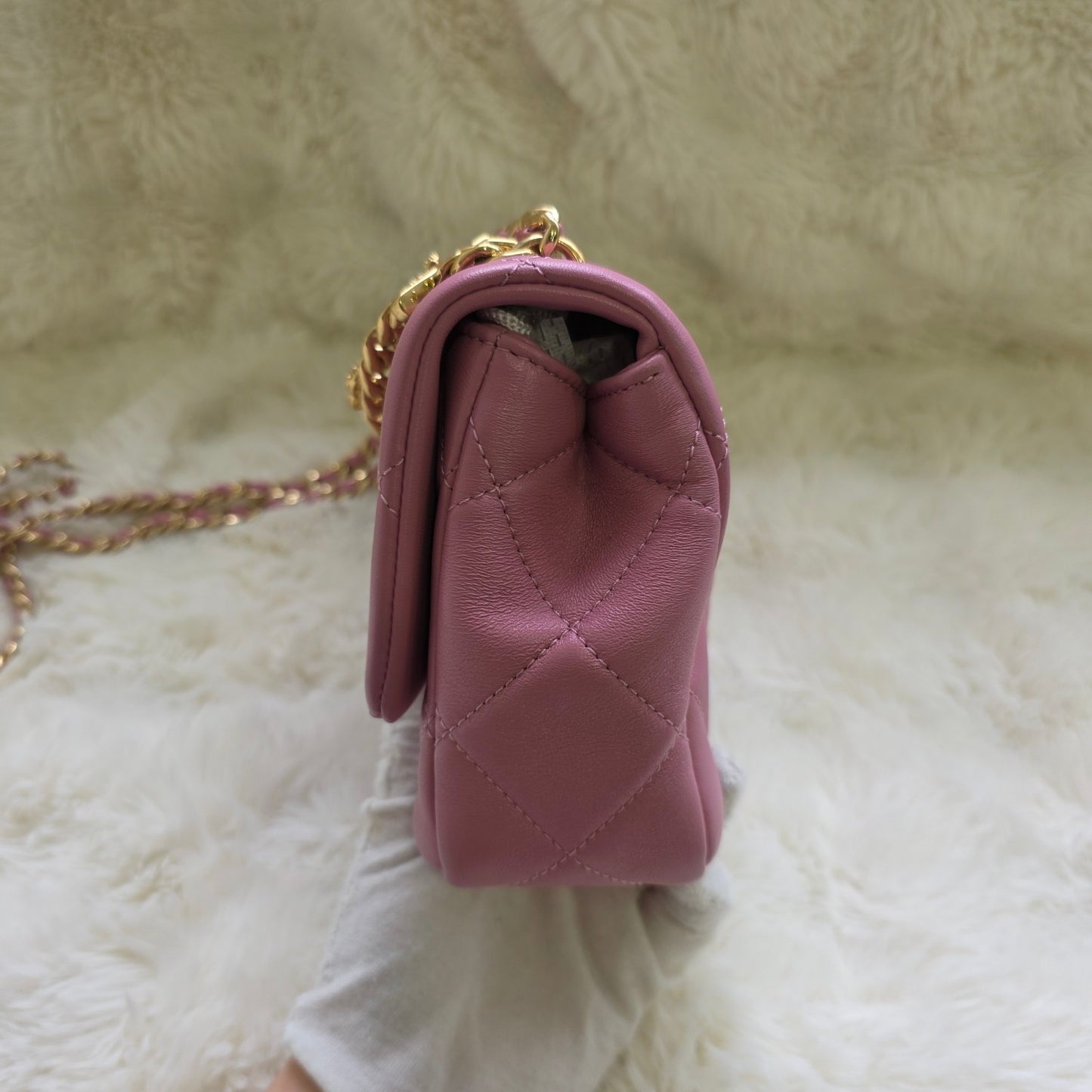 Chanel Crystal CC Chain Flap Bag (Pre-Owned)