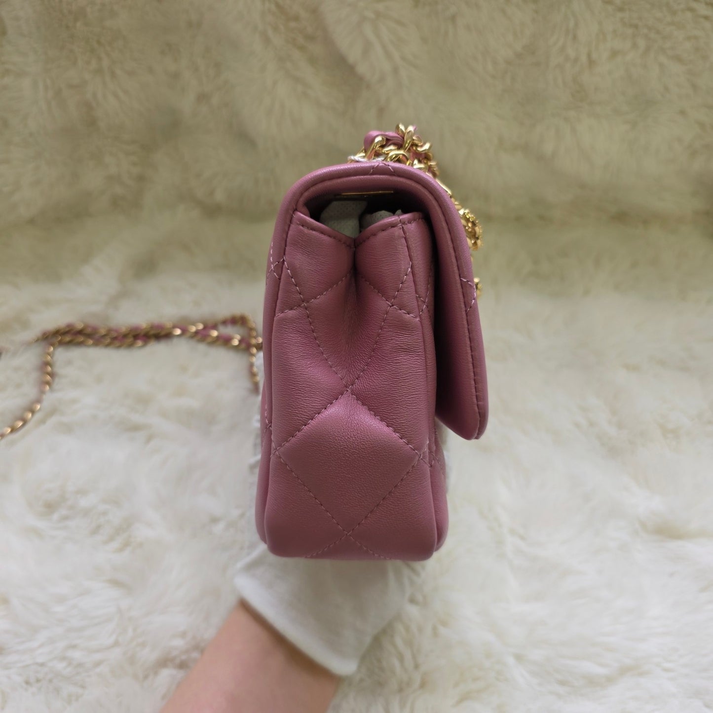 Chanel Crystal CC Chain Flap Bag (Pre-Owned)