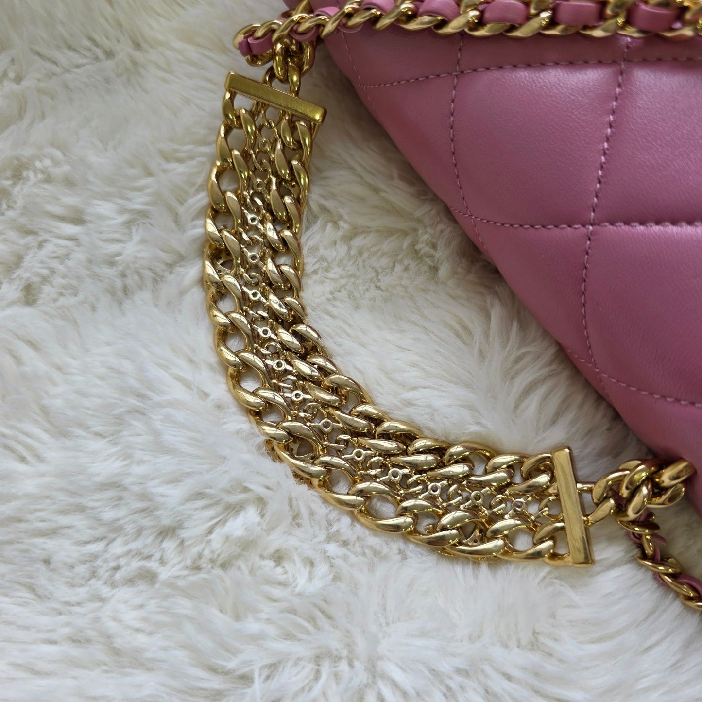 Chanel Crystal CC Chain Flap Bag (Pre-Owned)