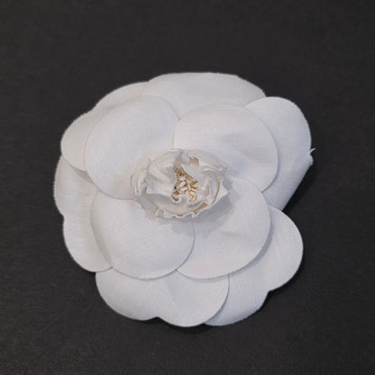 Chanel Camellia Fabric Brooch (Pre-Owned)