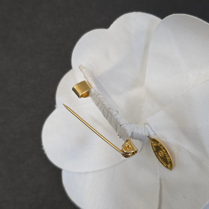 Chanel Camellia Fabric Brooch (Pre-Owned)