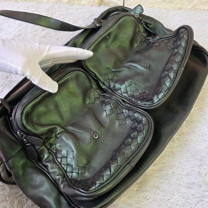 Bottega Veneta Intrecciato Multi Pocket Shoulder Bag (Pre-Owned)