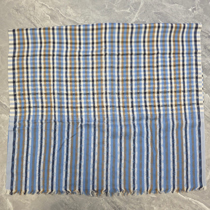 Louis Vuitton Monogram Check Fringe Scarf (Pre-Owned)