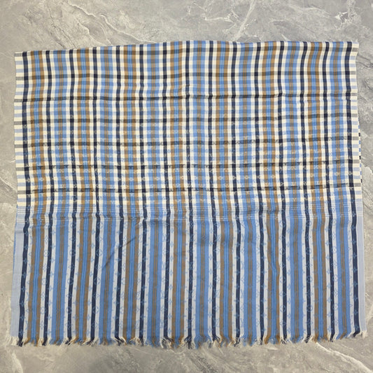 Louis Vuitton Monogram Check Fringe Scarf (Pre-Owned)