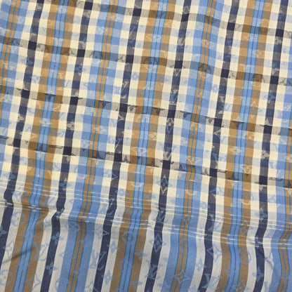 Louis Vuitton Monogram Check Fringe Scarf (Pre-Owned)