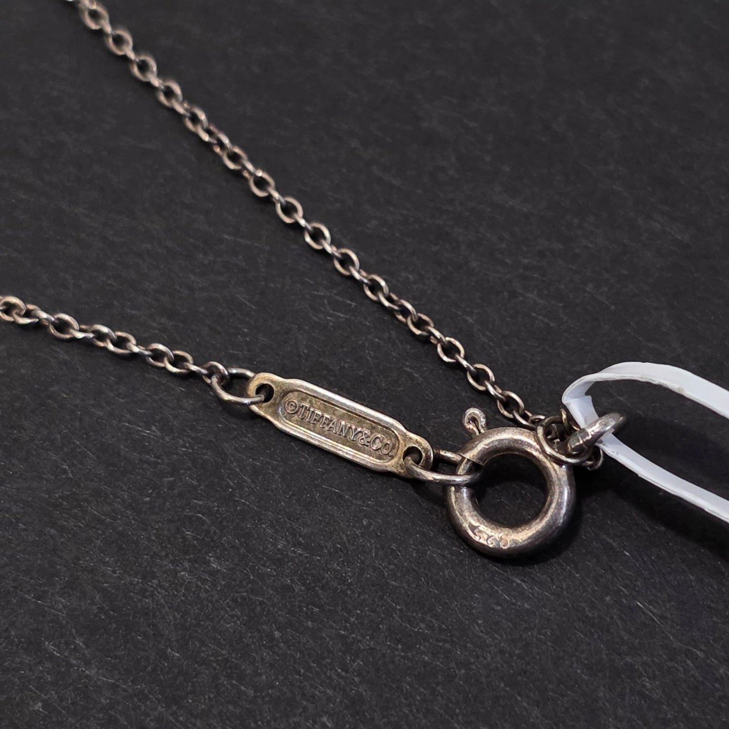 Tiffany & Co. Double Heart Sterling Silver Necklace (Pre-Owned)