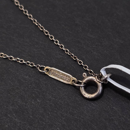 Tiffany & Co. Double Heart Sterling Silver Necklace (Pre-Owned)
