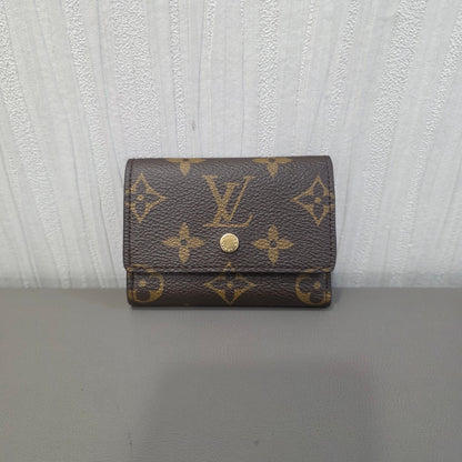 Louis Vuitton Monogram Business Card Holder Wallet (Pre-Owned)