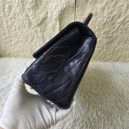 Chanel Chevron Top Handle Flap Bag (Pre-Owned)