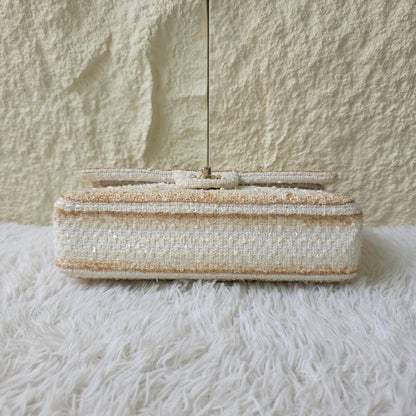 Chanel Tweed Chain Shoulder Bag (Pre-Owned)