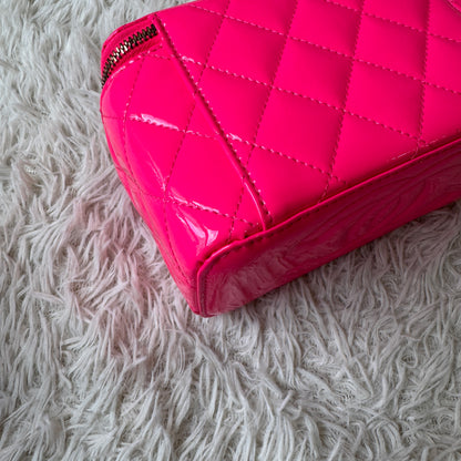 Chanel Quilted Patent Vanity Chain Bag (Pre-Owned)