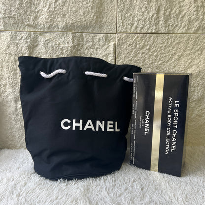 Chanel Le Sport Active Body Collection Canvas Drawstring Bag (Pre-Owned)