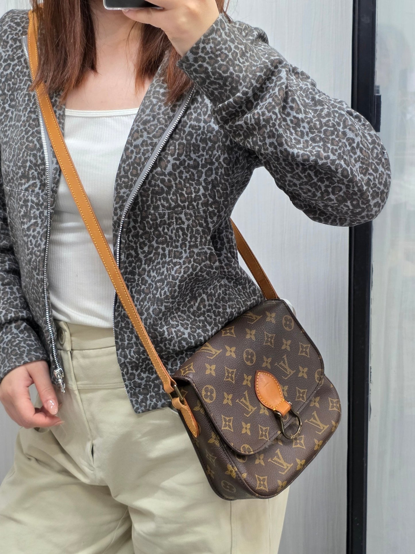 Louis Vuitton Monogram Saint Cloud Shoulder Bag (Pre-Owned)