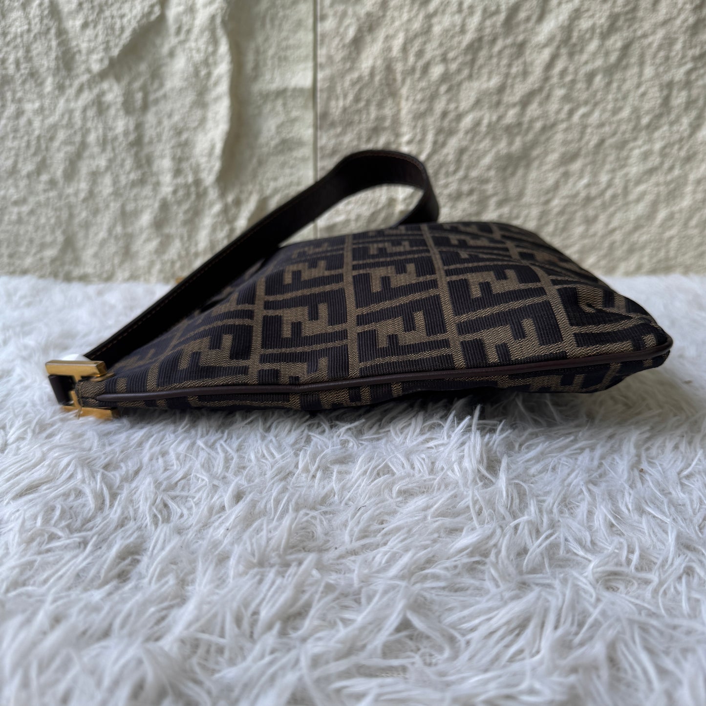 Fendi Zucca Canvas Shoulder Bag (Pre-Owned)