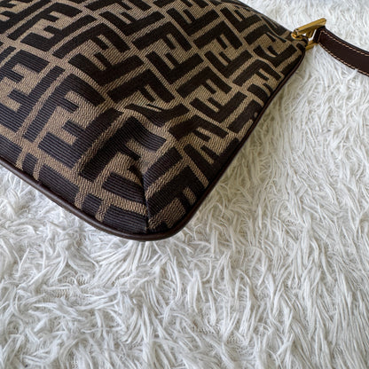 Fendi Zucca Canvas Shoulder Bag (Pre-Owned)