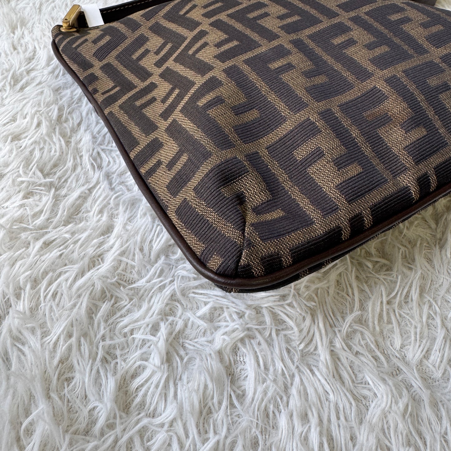 Fendi Zucca Canvas Shoulder Bag (Pre-Owned)