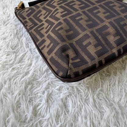 Fendi Zucca Canvas Shoulder Bag (Pre-Owned)