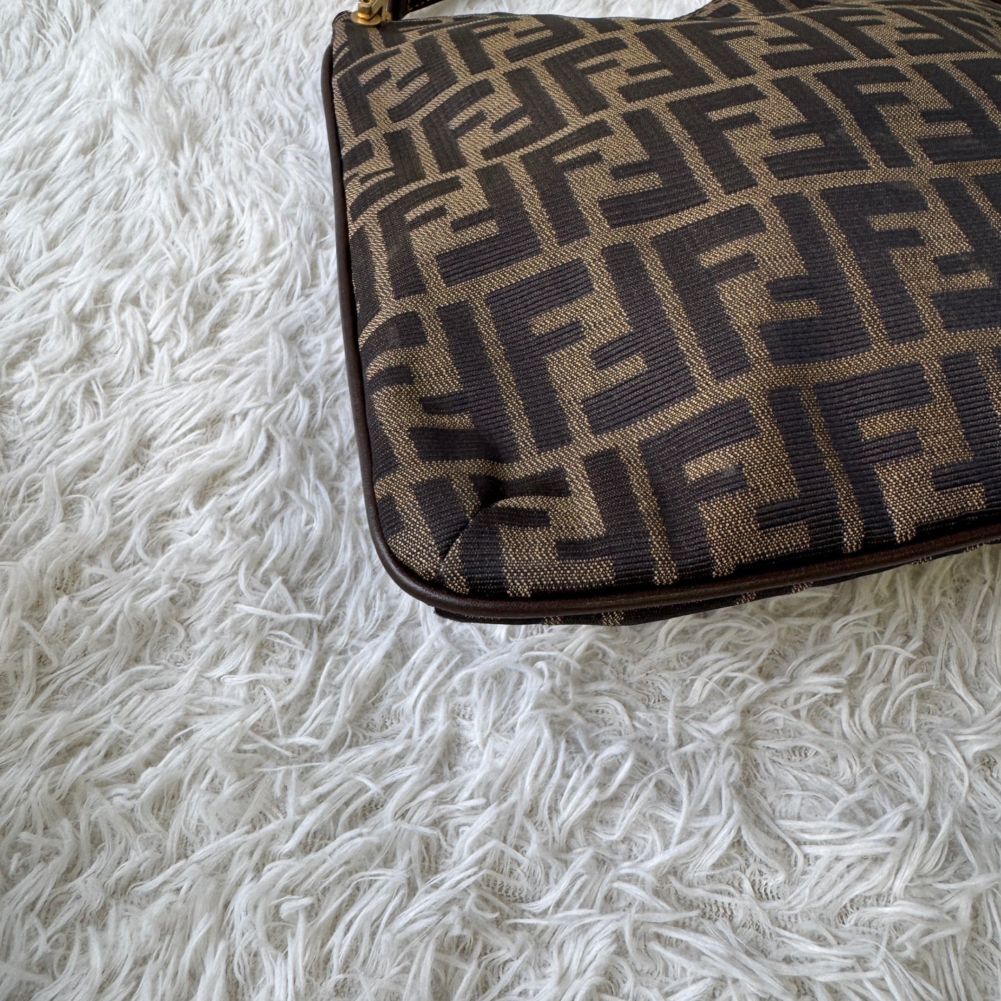 Fendi Zucca Canvas Shoulder Bag (Pre-Owned)