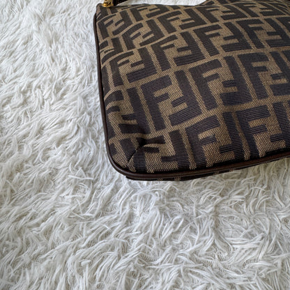 Fendi Zucca Canvas Shoulder Bag (Pre-Owned)