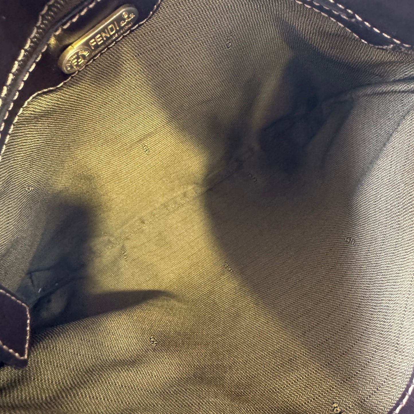 Fendi Zucca Canvas Shoulder Bag (Pre-Owned)