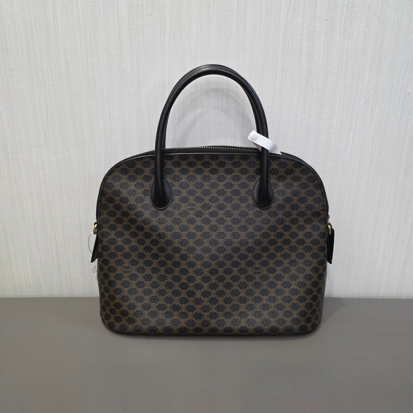 Celine Macadam Canvas Handbag (Pre-Owned)
