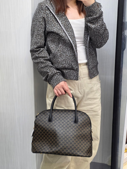 Celine Macadam Canvas Handbag (Pre-Owned)