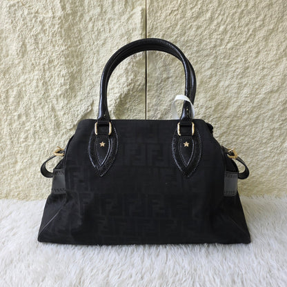 Fendi Zucca Canvas Handbag (Pre-Owned)
