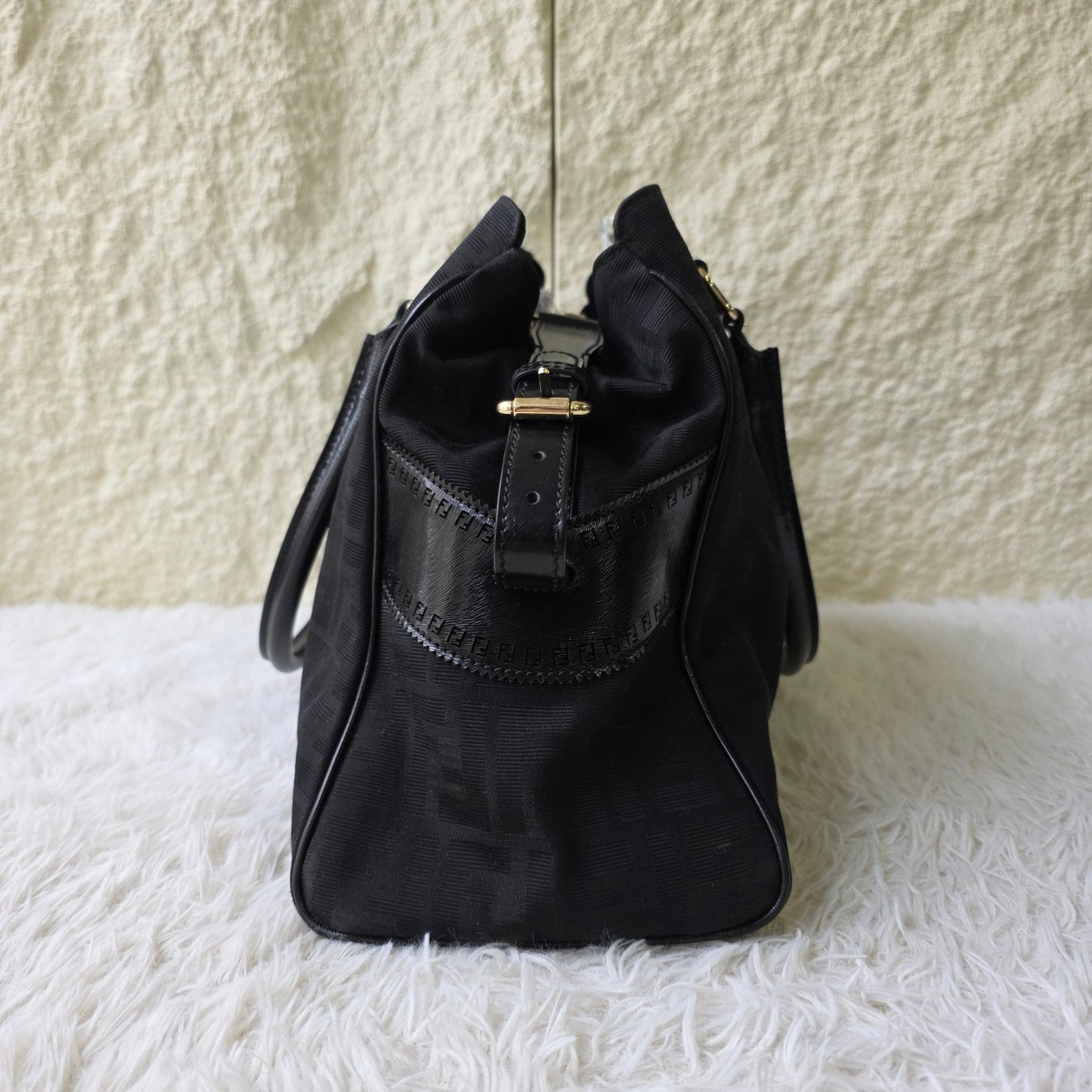 Fendi Zucca Canvas Handbag (Pre-Owned)