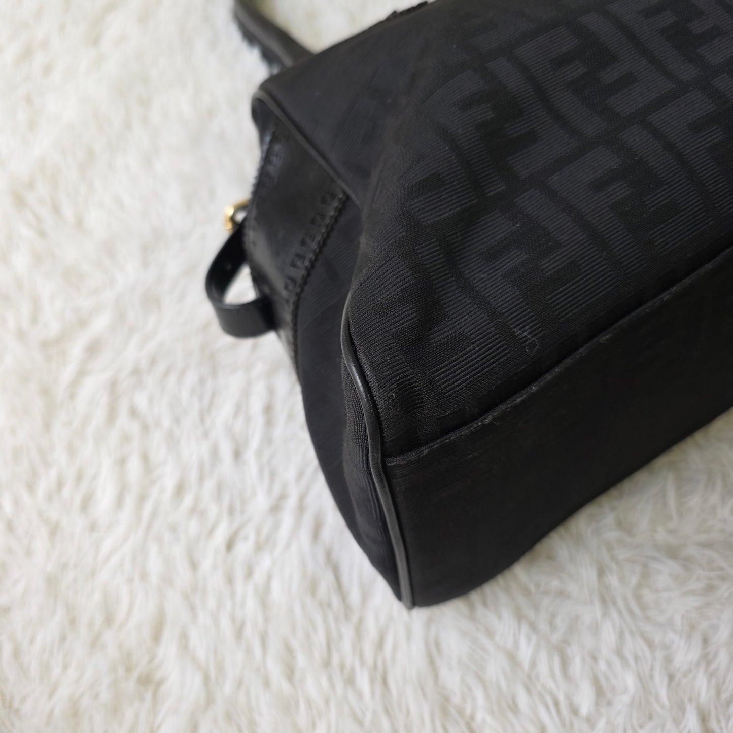 Fendi Zucca Canvas Handbag (Pre-Owned)