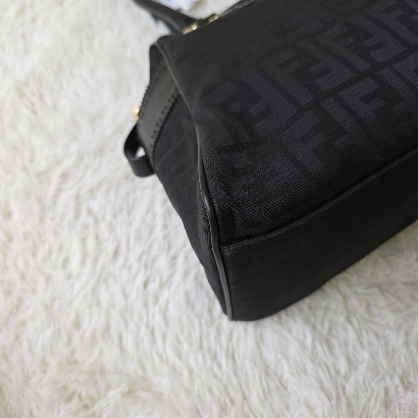 Fendi Zucca Canvas Handbag (Pre-Owned)