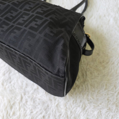 Fendi Zucca Canvas Handbag (Pre-Owned)