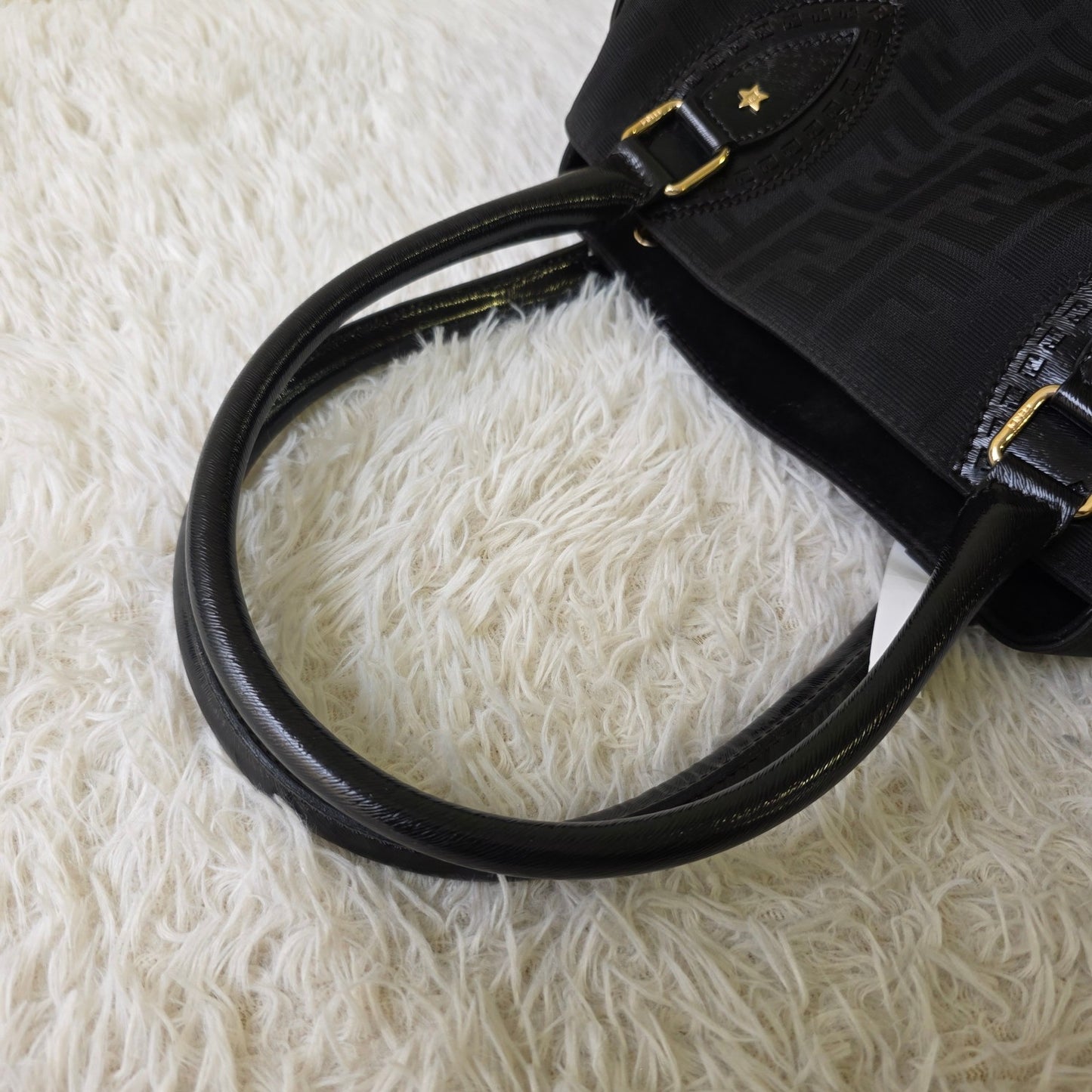 Fendi Zucca Canvas Handbag (Pre-Owned)