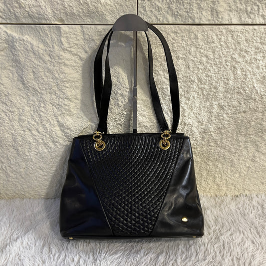 Bally Quilted Leather Shoulder Bag (Pre-Owned)