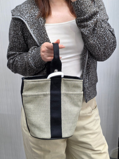 Hermès Canvas Picotin Tote Bag (Pre-Owned)