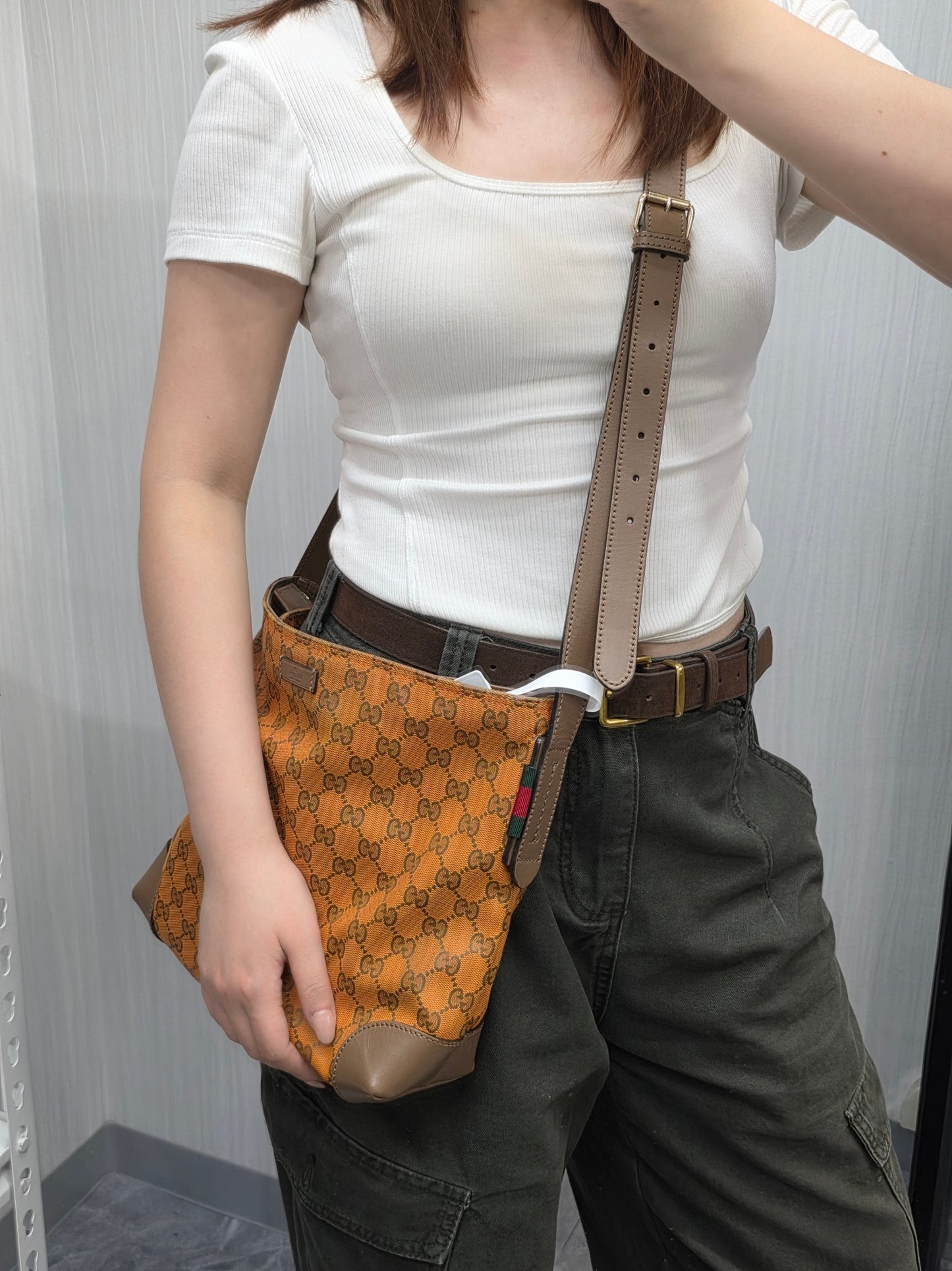 Gucci GG Canvas Shoulder Bag (Pre-Owned)
