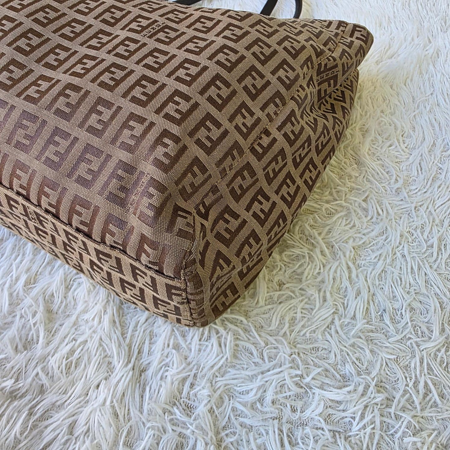 Fendi Zucchino Canvas Tote Bag (Pre-Owned)