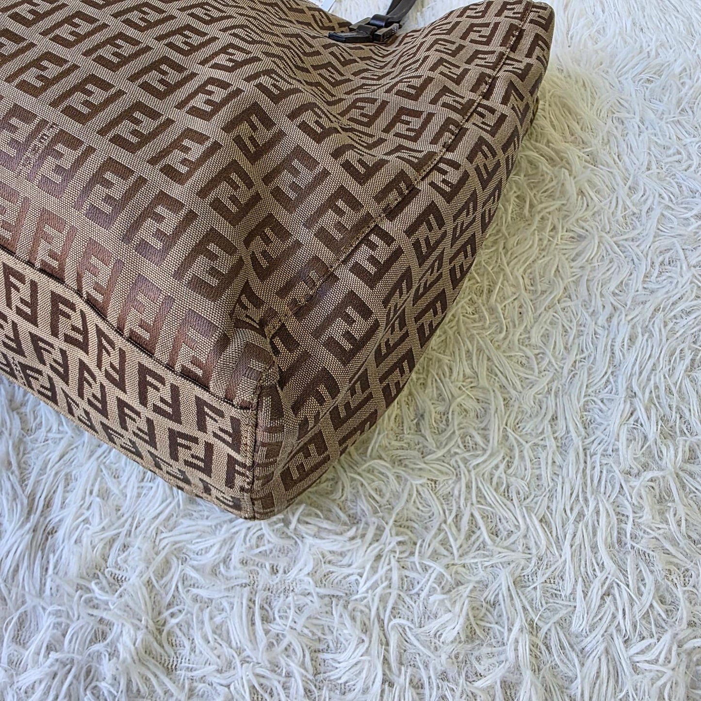 Fendi Zucchino Canvas Tote Bag (Pre-Owned)