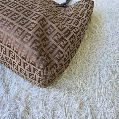 Fendi Zucchino Canvas Tote Bag (Pre-Owned)