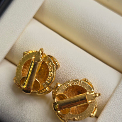 Chanel Gold CC Earrings (Pre-Owned)