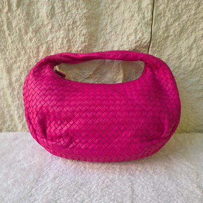 Bottega Veneta Intrecciato Leather Hobo Bag (Pre-Owned)