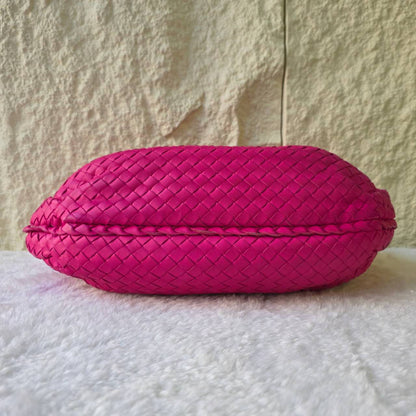 Bottega Veneta Intrecciato Leather Hobo Bag (Pre-Owned)