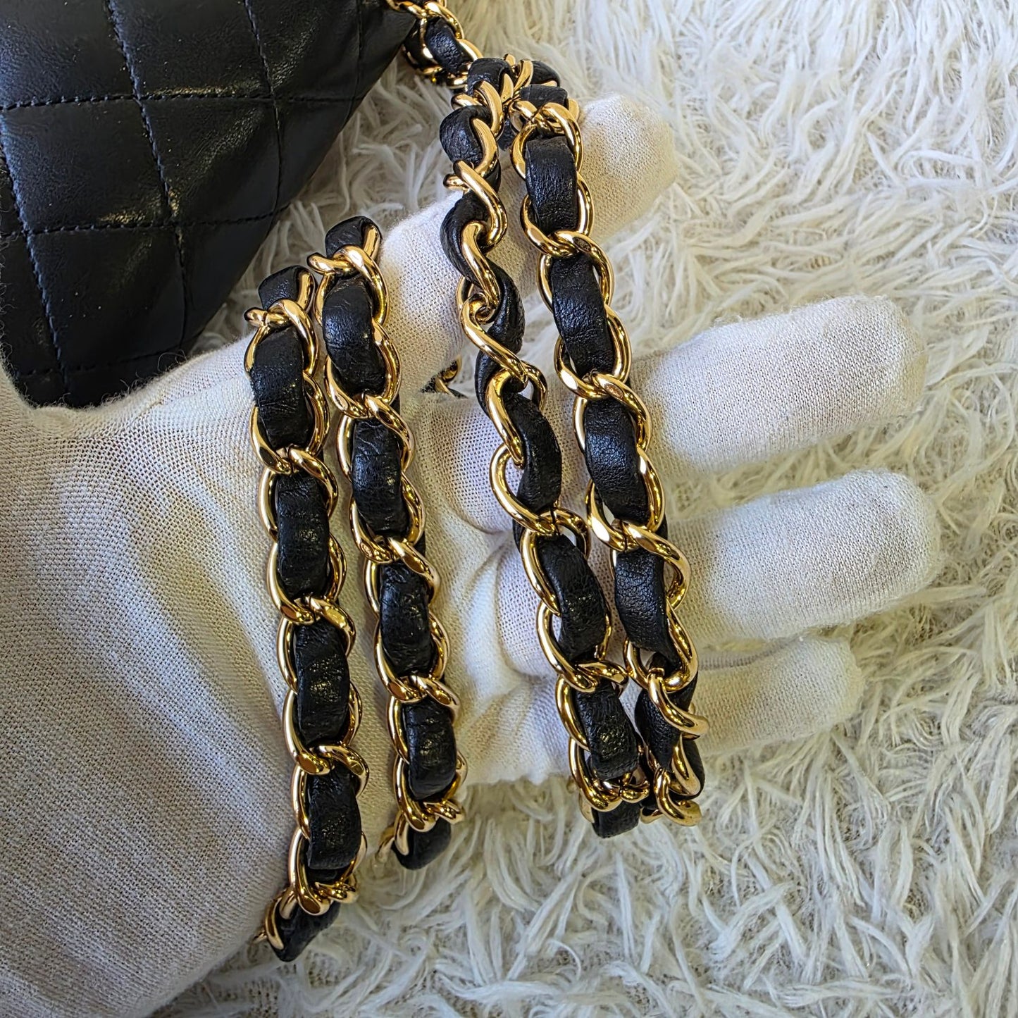 Chanel Classic Double Flap Chain Shoulder Bag (Pre-Owned)