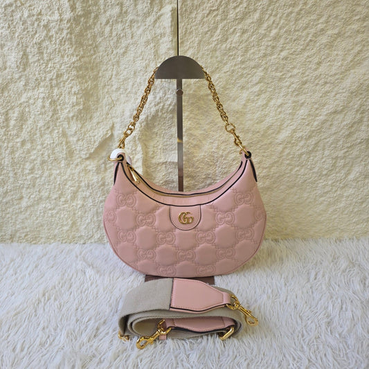 Gucci GG Matelassé Mini Hobo Bag (Pre-Owned)