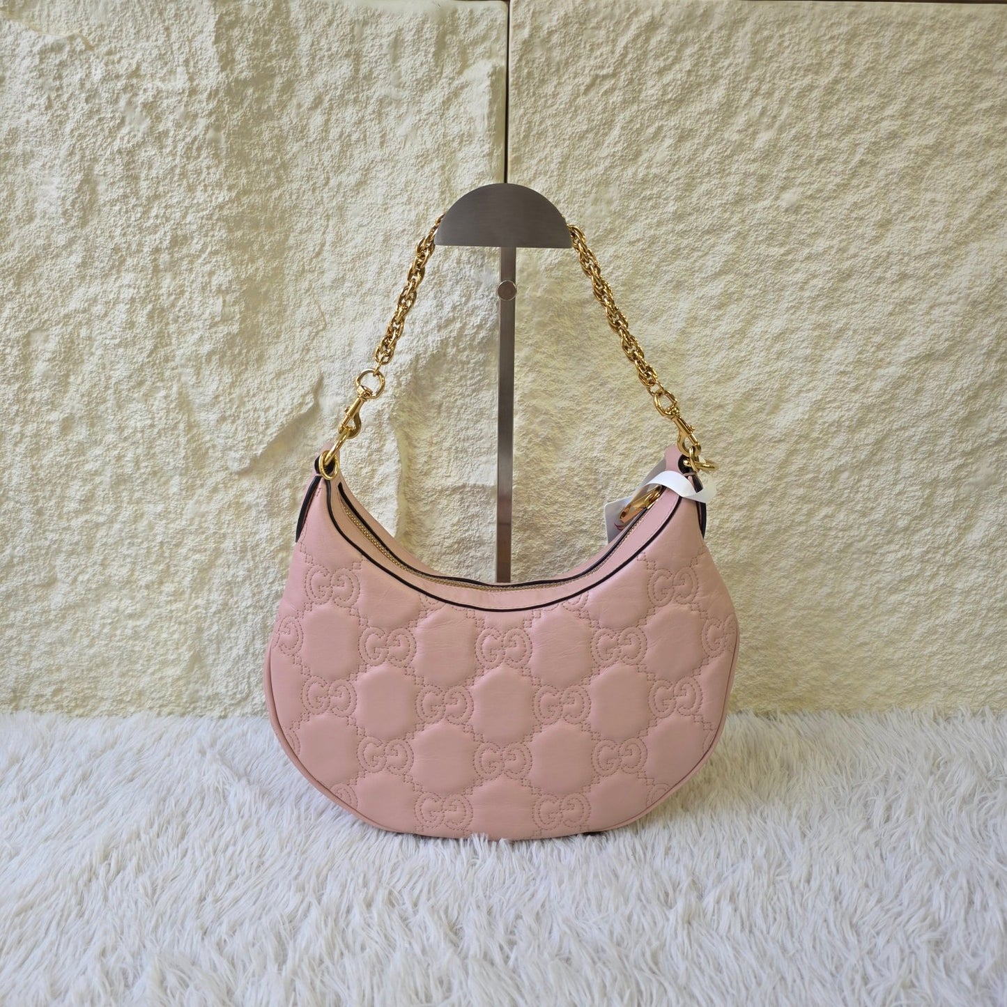 Gucci GG Matelassé Mini Hobo Bag (Pre-Owned)