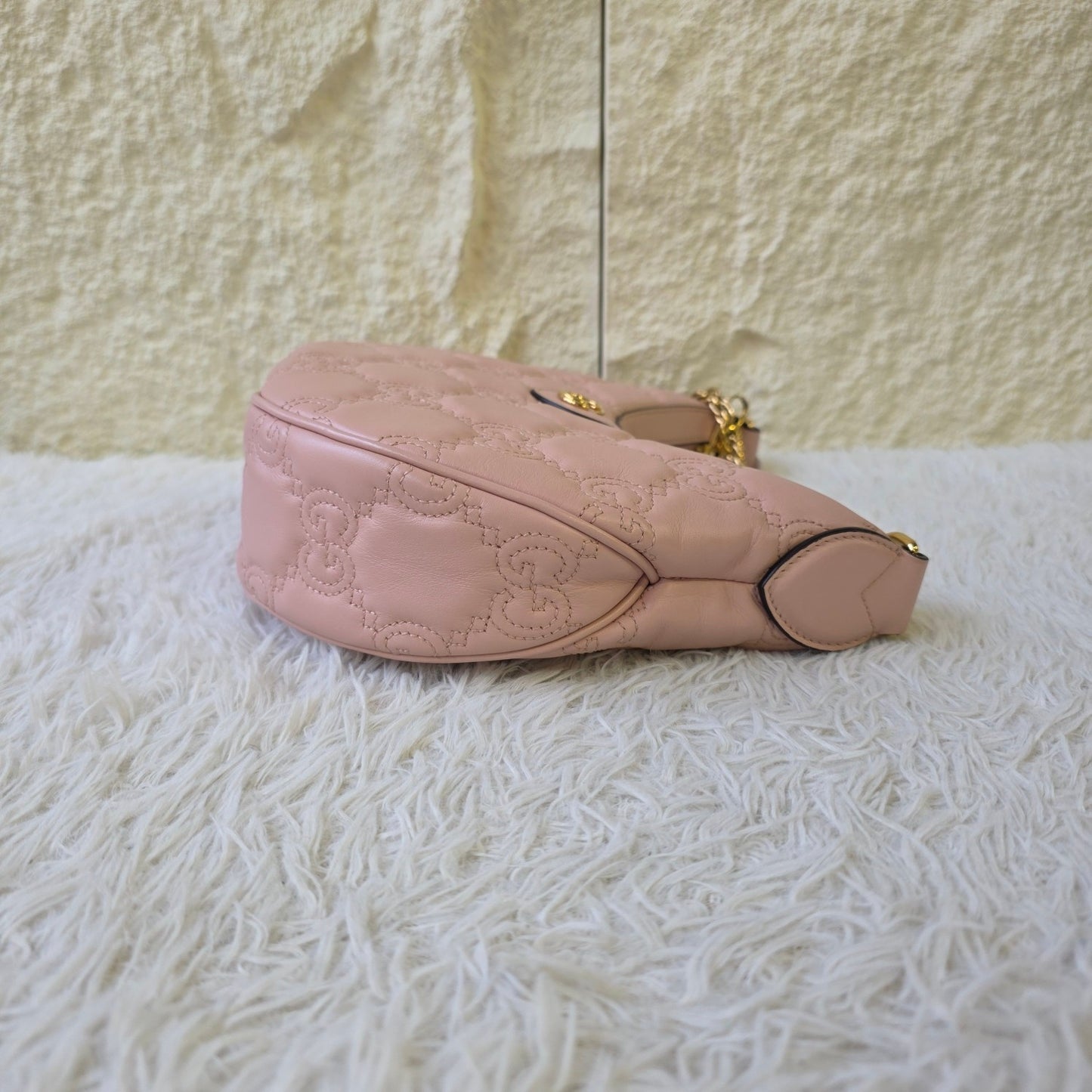 Gucci GG Matelassé Mini Hobo Bag (Pre-Owned)